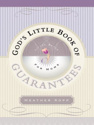 cover image of God's Little Book of Guarantees for Moms
